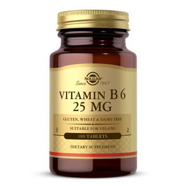 Vitamin B6 25 mg (100 tabs)