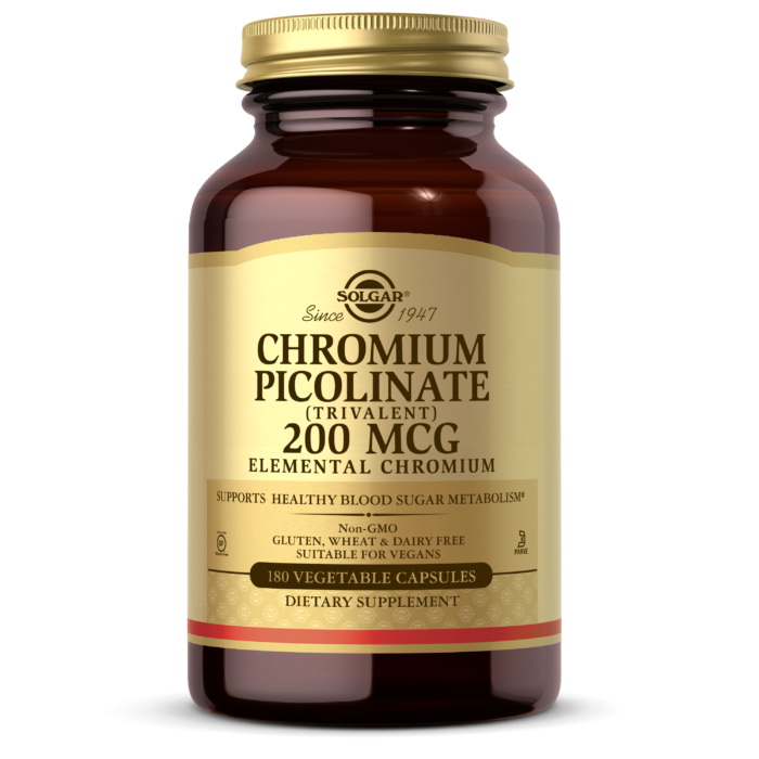 Chromium Picolinate 200 mcg (180 veg caps) Chromium Picolinate 200 mcg (180 veg caps)