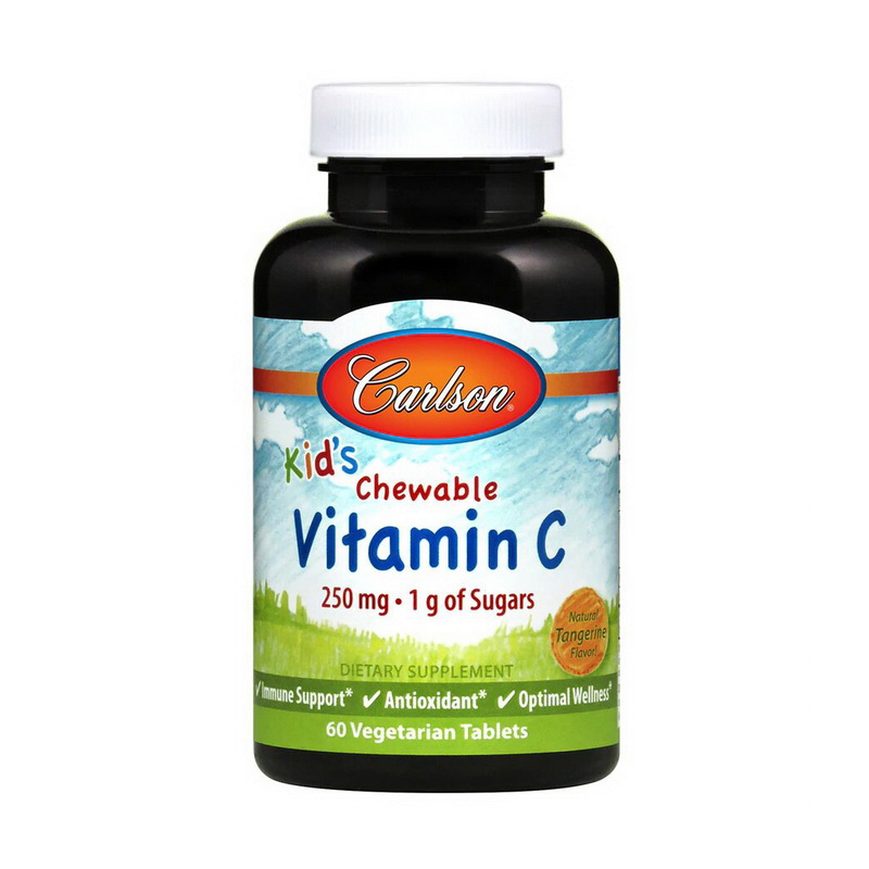 Kid's Chewable Vitamin C 250 mg (60 veg tabs) Kid's Chewable Vitamin C 250 mg (60 veg tabs)
