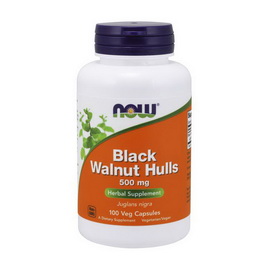 Black Walnut Hulls 500 mg (100 veg caps)