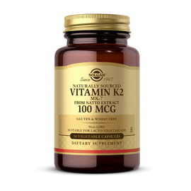 Vitamin K2 MK-7 100 mcg (50 veg caps)