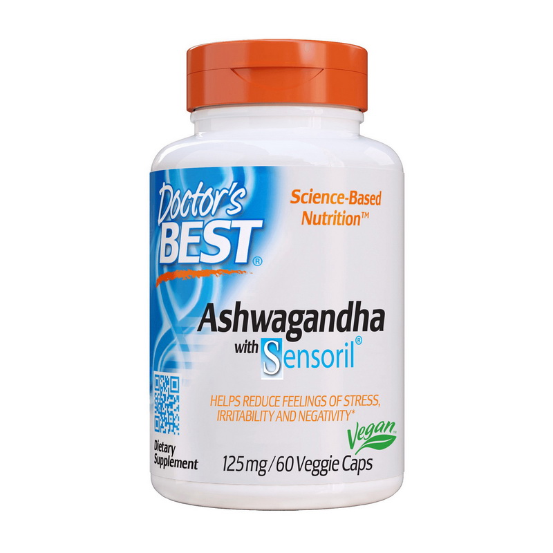 Ashwagandha with Sensoril 125 mg (60 veg caps) Ashwagandha with Sensoril 125 mg (60 veg caps)