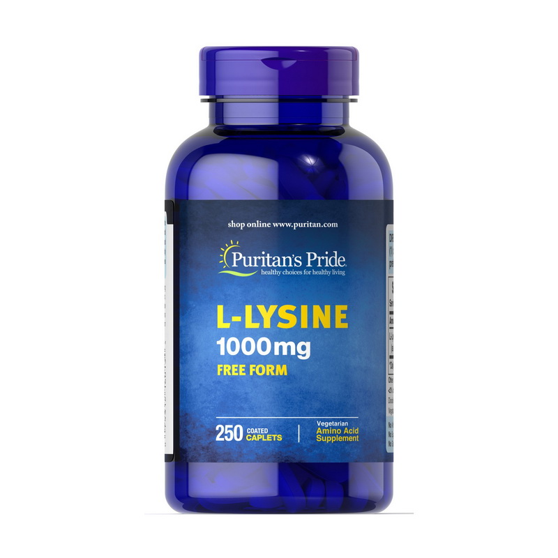 L-Lysine 1000 mg Free Form (250 caplets) L-Lysine 1000 mg Free Form (250 caplets)