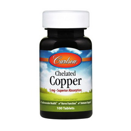 Chelated Copper 5 mg (100 tabs)