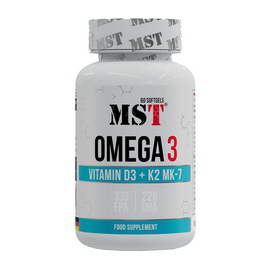 Omega 3 + Vitamin D3 + K2 MK-7 (60 softgels)