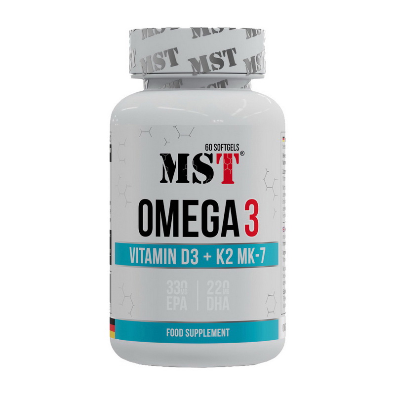 Omega 3 + Vitamin D3 + K2 MK-7 (60 softgels) Omega 3 + Vitamin D3 + K2 MK-7 (60 softgels)
