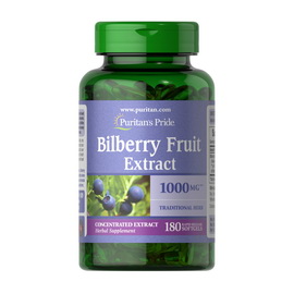 Bilberry Fruit Extract 1000 mg (180 softgels)
