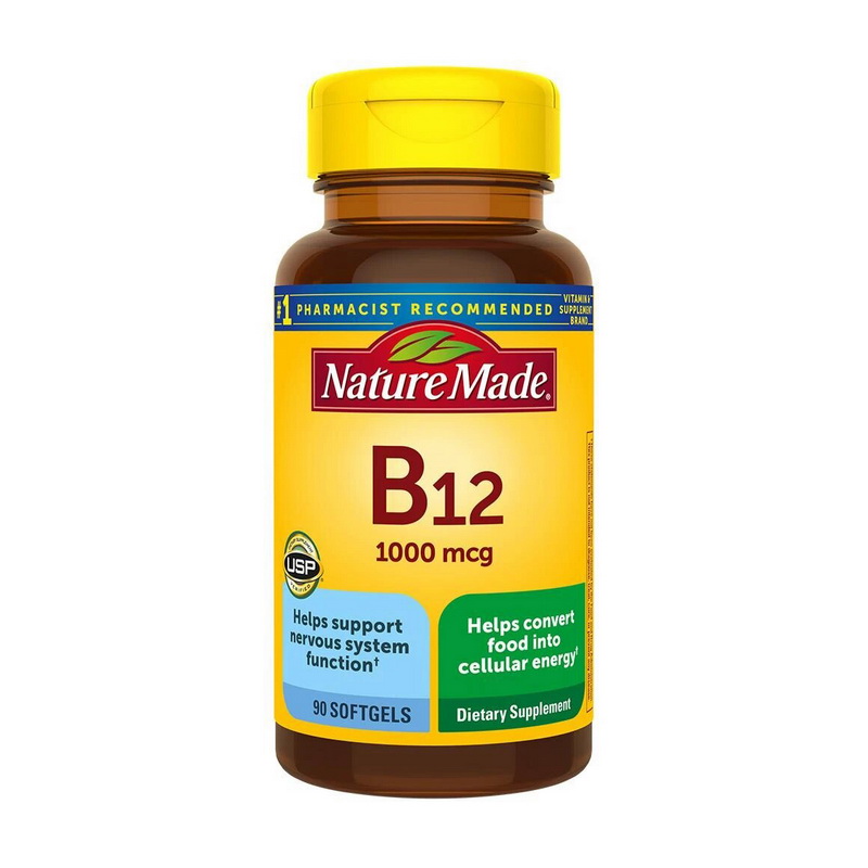 Vitamin B12 1000 mcg (90 softgels) Vitamin B12 1000 mcg (90 softgels)