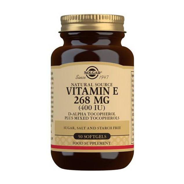 Vitamin E 268 mg (400 IU) (50 softgels) Vitamin E 268 mg (400 IU) (50 softgels)