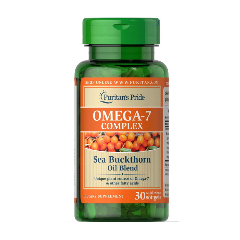 Omega-7 Complex Sea Buckthorn Oil Blend (30 softgels) Omega-7 Complex Sea Buckthorn Oil Blend (30 softgels)