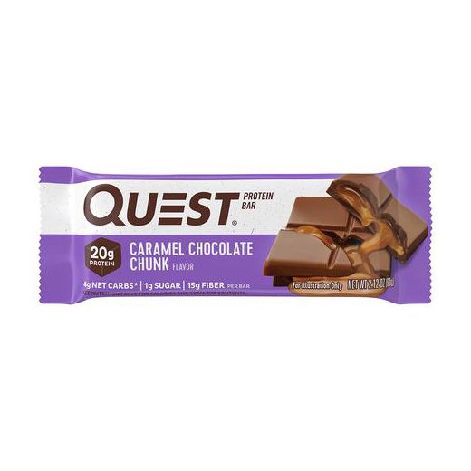 QuestBar Caramel Chocolate Chunk (1 x 60 g) QuestBar Caramel Chocolate Chunk (1 x 60 g)