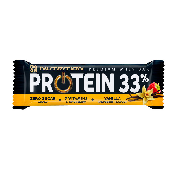 Protein 33% Bar Vanilla Raspberry (1 x 50 g) Protein 33% Bar Vanilla Raspberry (1 x 50 g)