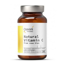 Natural Vitamin C from Rose Hips (30 caps)