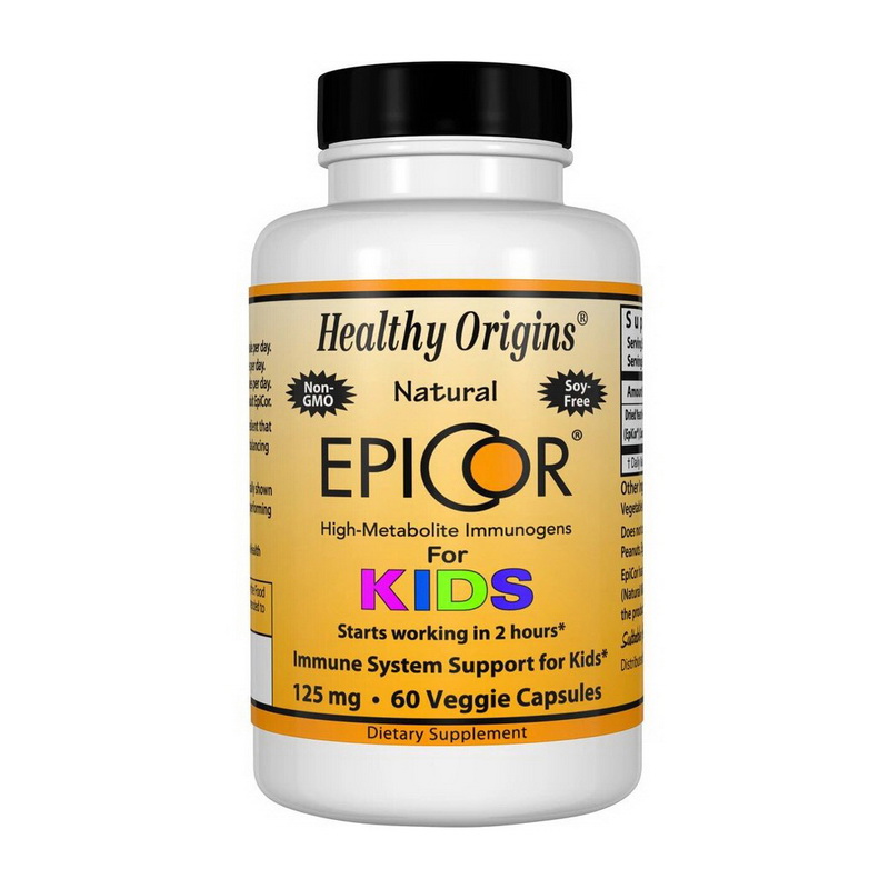 EpiCor for Kids 125 mg (60 veg caps) EpiCor for Kids 125 mg (60 veg caps)