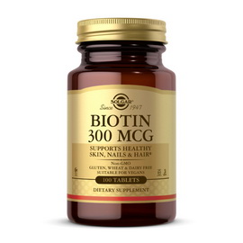 Biotin 300 mcg (100 tabs)