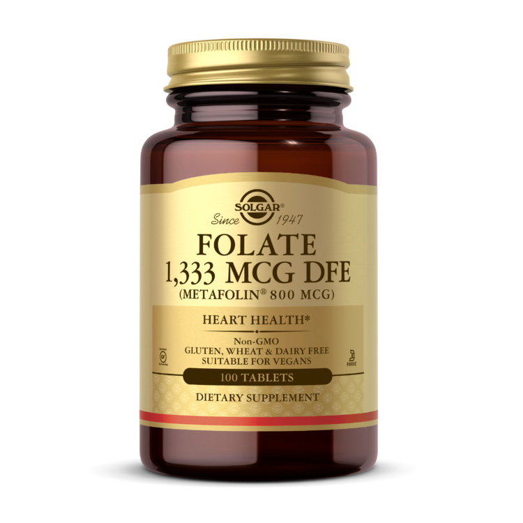 Folate 1333 mcg DFE (Metafolin 800 mcg) (100 tabs) Folate 1333 mcg DFE (Metafolin 800 mcg) (100 tabs)