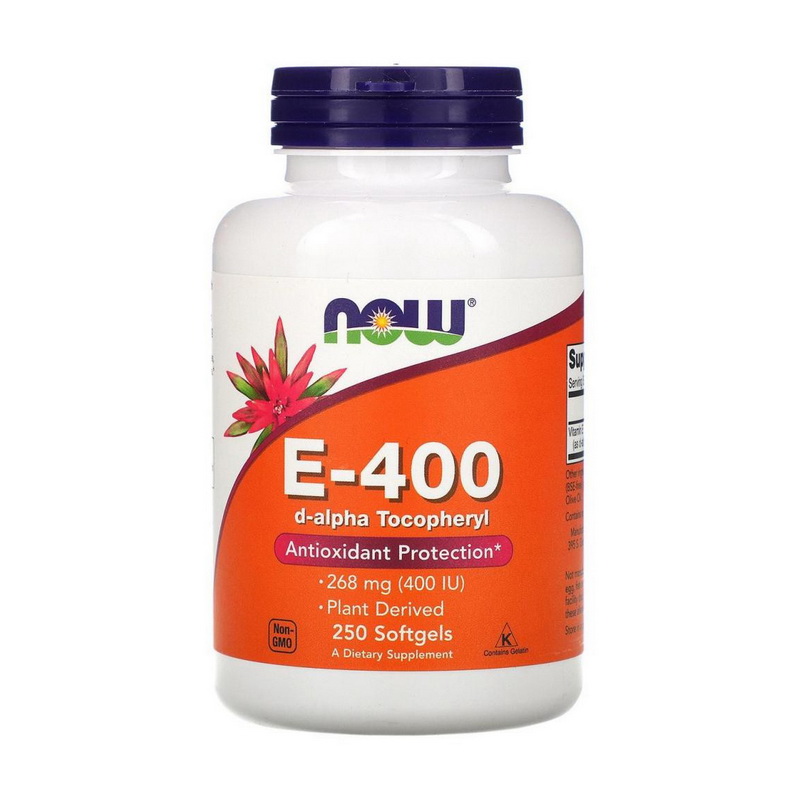 E-400 D-Alpha Tocopheryl (250 softgels) E-400 D-Alpha Tocopheryl (250 softgels)