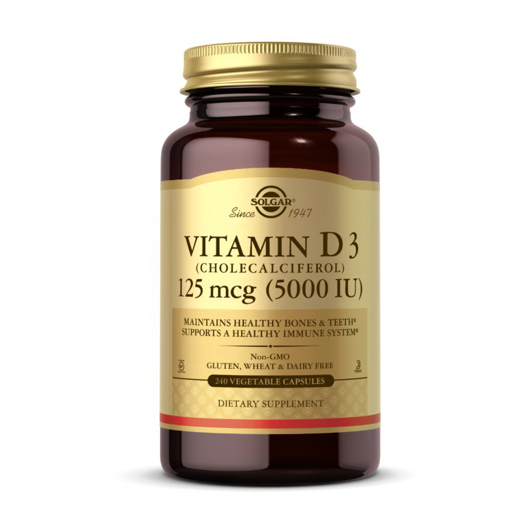 Vitamin D3 125 mcg (5000 IU) (240 veg caps) Vitamin D3 125 mcg (5000 IU) (240 veg caps)