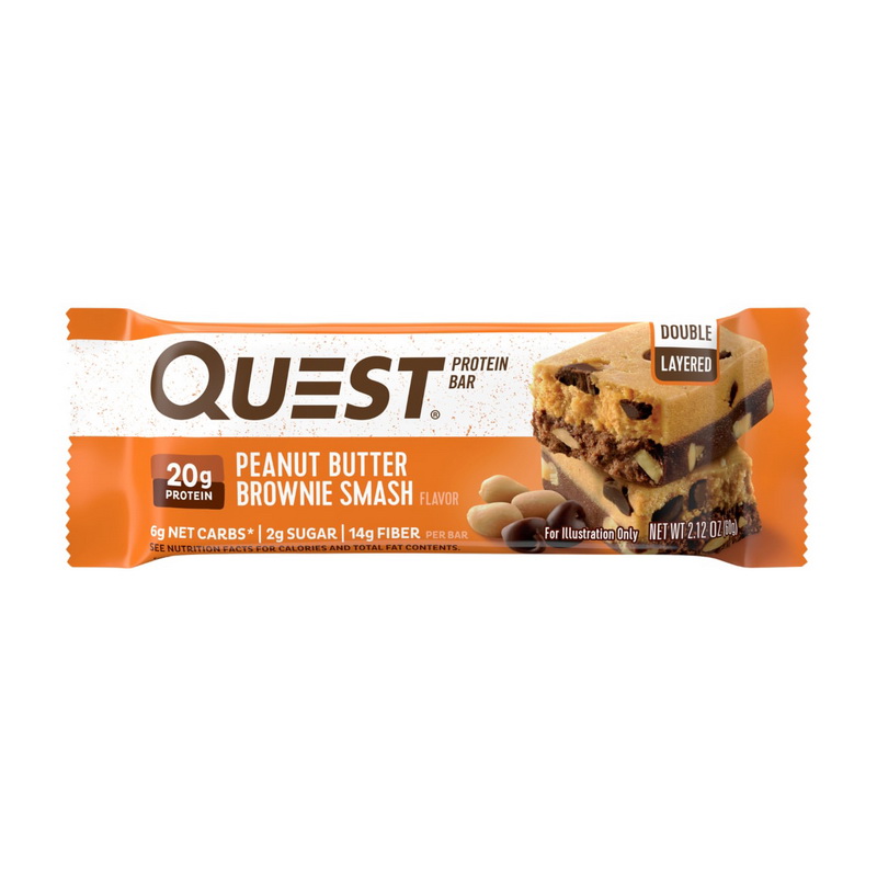 QuestBar Peanut Butter Brownie Smash (1 x 60 g) QuestBar Peanut Butter Brownie Smash (1 x 60 g)