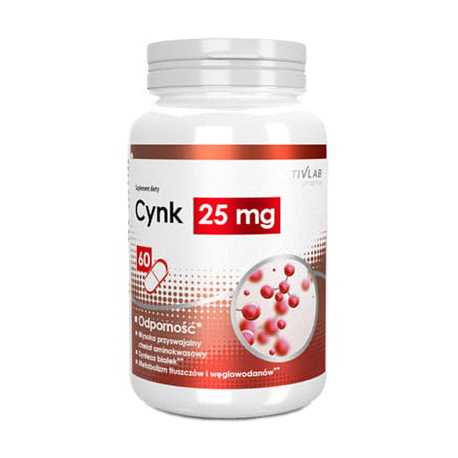 Cynk 25 mg (60 caps) Cynk 25 mg (60 caps)