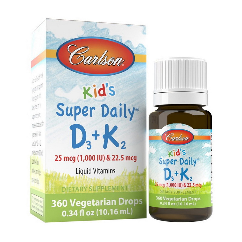 Kid's Super Daily D3 + K2 1000 IU (10,16 ml) Kid's Super Daily D3 + K2 1000 IU (10,16 ml)