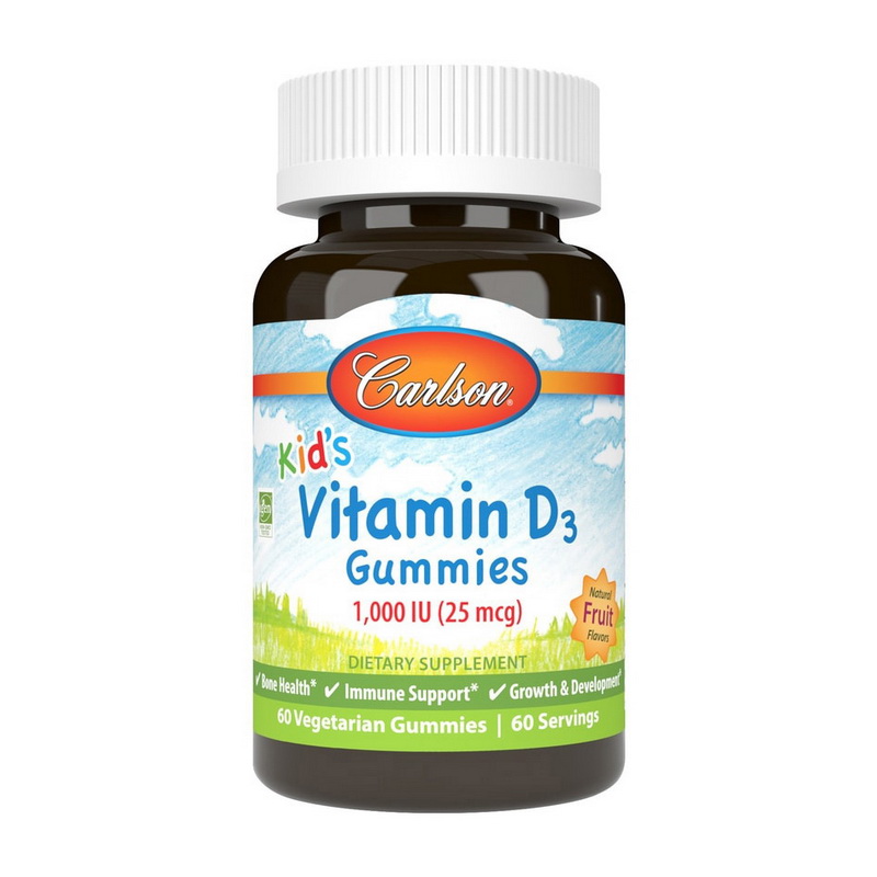 Kid's Vitamin D3 Gummies 1000 IU (25 mcg) (60 veg gummies) Kid's Vitamin D3 Gummies 1000 IU (25 mcg) (60 veg gummies)