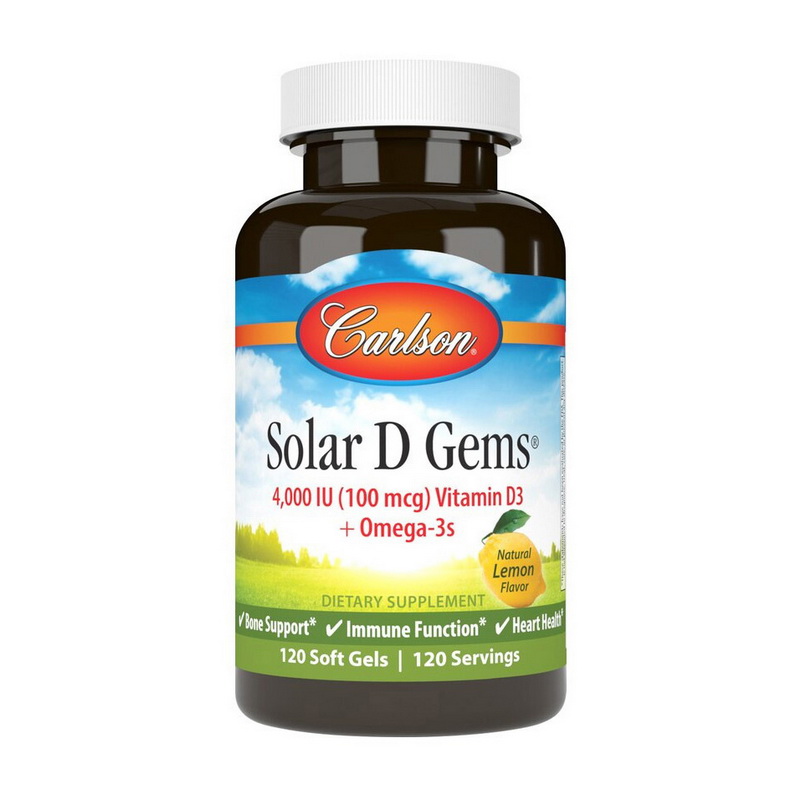 Solar D Gems 4000 IU (100 mcg) (120 softgels) Solar D Gems 4000 IU (100 mcg) (120 softgels)