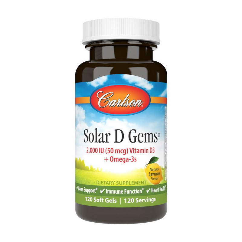 Solar D Gems 2000 IU (50 mcg) (120 softgels) Solar D Gems 2000 IU (50 mcg) (120 softgels)