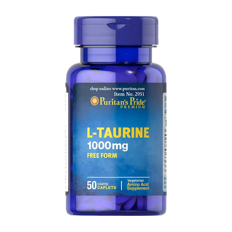 L-Taurine 1000 mg Free Form (50 caplets) L-Taurine 1000 mg Free Form (50 caplets)