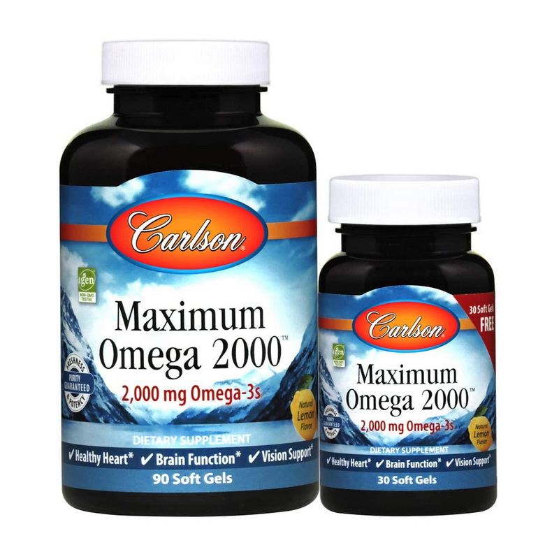 Maximum Omega 2000 mg (90+30 softgels) Maximum Omega 2000 mg (90+30 softgels)