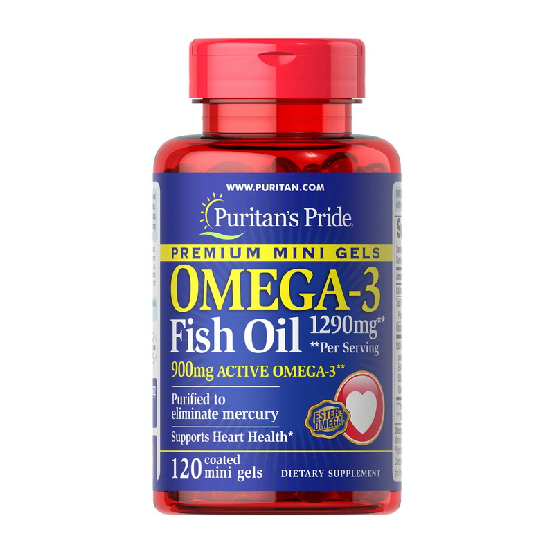 Omega-3 Fish Oil 1290 mg (120 mini softgels) Omega-3 Fish Oil 1290 mg (120 mini softgels)