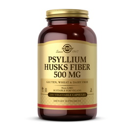 Psyllium Husk Fiber 500 mg (200 veg caps)