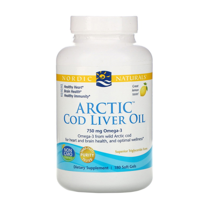 Arctic Cod Liver Oil 750 mg (180 softgels) Arctic Cod Liver Oil 750 mg (180 softgels)