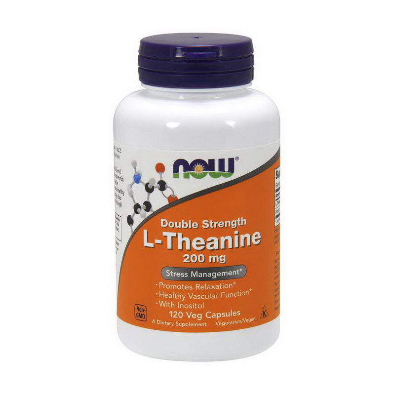L-Theanine 200 mg Double Strength (120 veg caps) L-Theanine 200 mg Double Strength (120 veg caps)