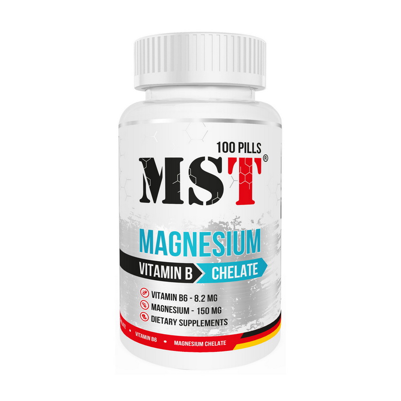 Magnesium Chelate + Vitamin B (100 pills) Magnesium Chelate + Vitamin B (100 pills)