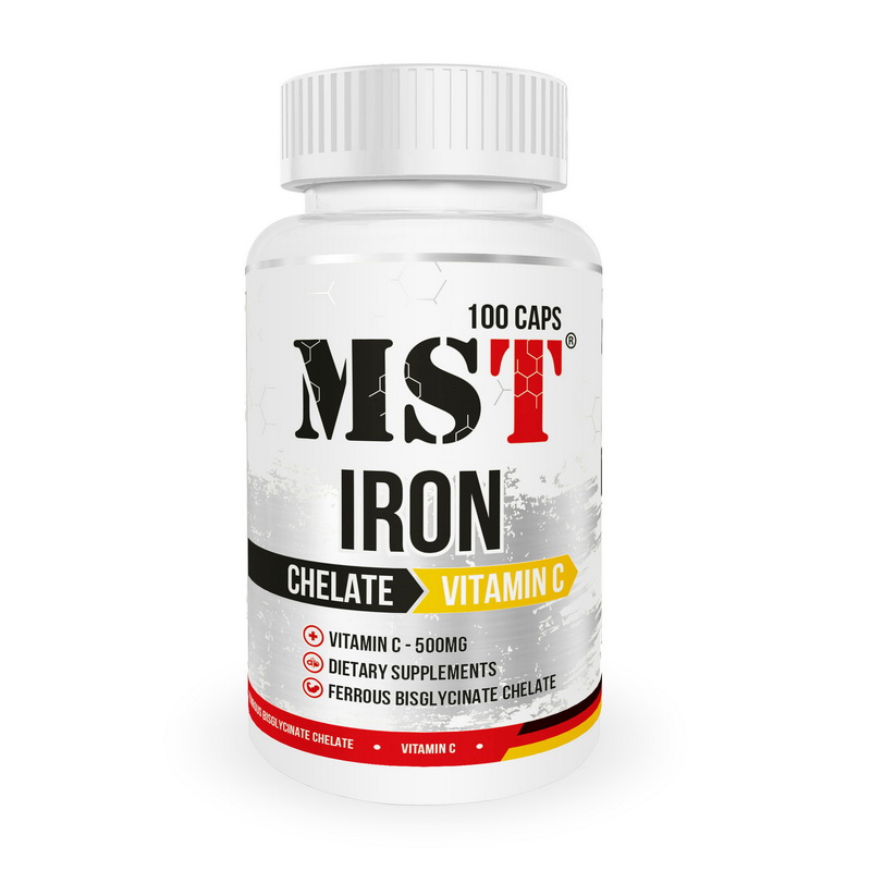 Iron Chelate + Vitamin C (100 caps) Iron Chelate + Vitamin C (100 caps)