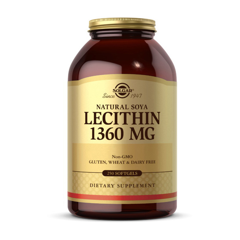 Lecithin 1360 mg Natural Soya (250 softgels) Lecithin 1360 mg Natural Soya (250 softgels)