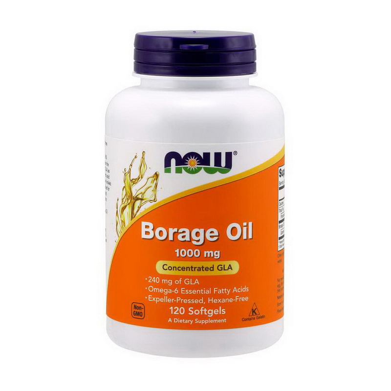 Borage Oil 1000 mg (120 softgels) Borage Oil 1000 mg (120 softgels)