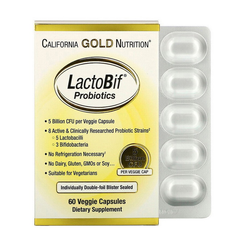 LactoBif Probiotics 5 Billion (60 veg caps) LactoBif Probiotics 5 Billion (60 veg caps)