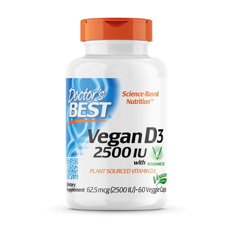 Vegan D3 2500 IU (62,5 mcg) (60 veg caps) Vegan D3 2500 IU (62,5 mcg) (60 veg caps)