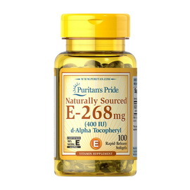 E-268 mg (400 IU) Naturally Sourced (100 softgels)