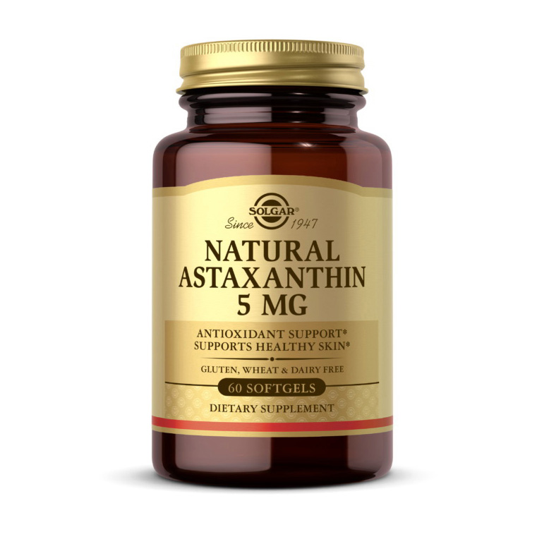 Natural Astaxanthin 5 mg (60 softgels) Natural Astaxanthin 5 mg (60 softgels)