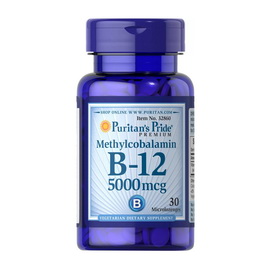 B-12 5000 mcg Methylcobalamin (30 microlozenges) B-12 5000 mcg Methylcobalamin (30 microlozenges)