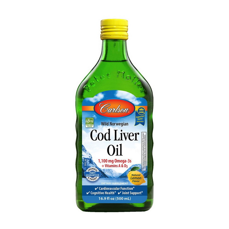 Cod Liver Oil 1100 mg Omega-3s + Vitamins A & D3 (500 ml) Cod Liver Oil 1100 mg Omega-3s + Vitamins A & D3 (500 ml)