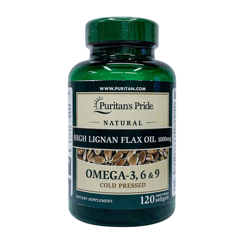 High Lignan Flax Oil 1000 mg Omega - 3, 6 & 9 (120 softgels) High Lignan Flax Oil 1000 mg Omega - 3, 6 & 9 (120 softgels)