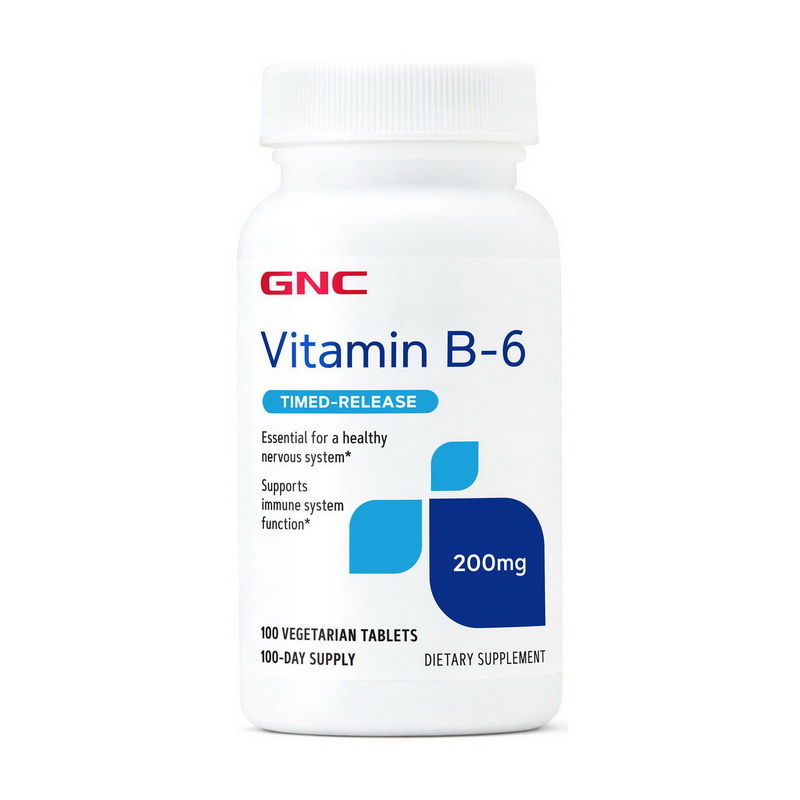 Vitamin B-6 Timed-Release 200 mg (100 veg tabs) Vitamin B-6 Timed-Release 200 mg (100 veg tabs)