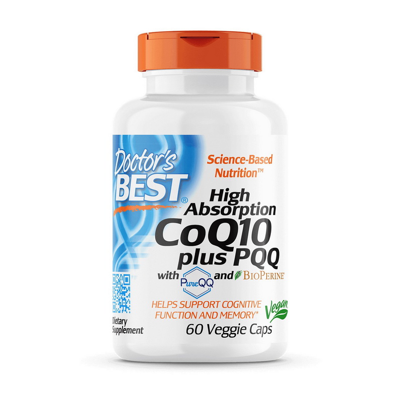 CoQ10 100 mg plus PQQ High Absorption (60 veg caps) CoQ10 100 mg plus PQQ High Absorption (60 veg caps)