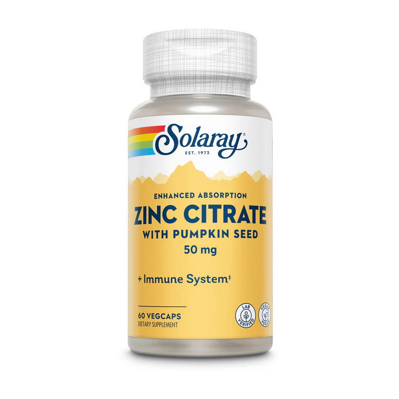 Zinc Citrate 50 mg (60 veg caps) Zinc Citrate 50 mg (60 veg caps)