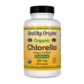 Organic Chlorella 500 mg (180 tabs)
