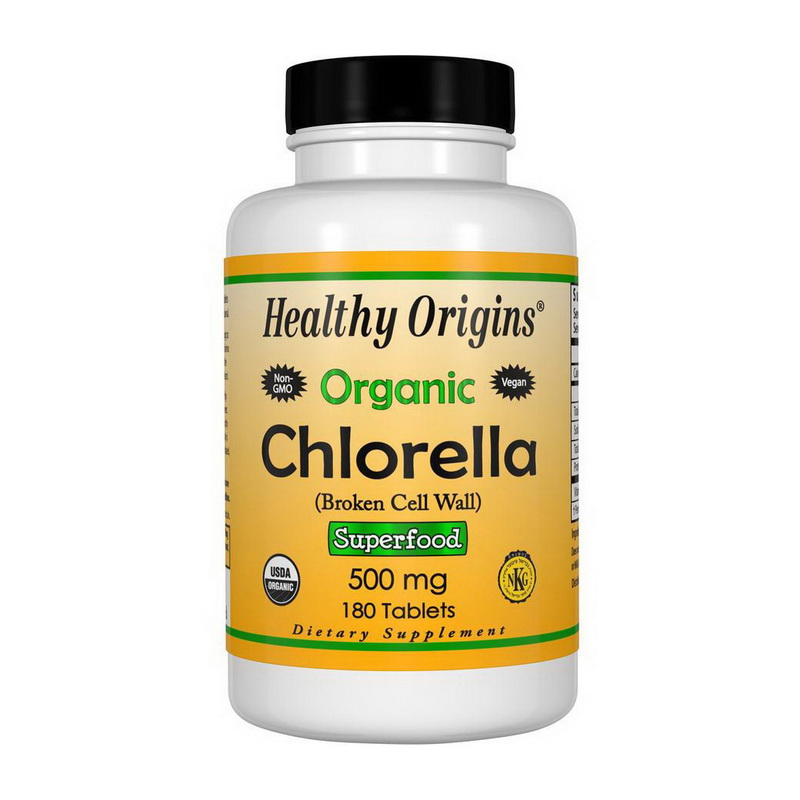 Organic Chlorella 500 mg (180 tabs) Organic Chlorella 500 mg (180 tabs)